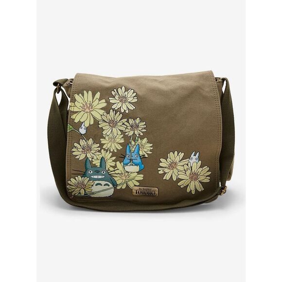 Studio Ghibli My Neighbor Totoro Flower Messenger Bag - Picture 3 of 6